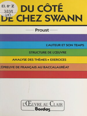 cover image of Du côté de chez Swann, Proust